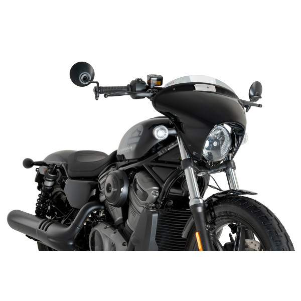 Puig Puig batwing sml sport screen | gloss black/light smoke | harley davidson nightster special (rh975s) 2023>current
